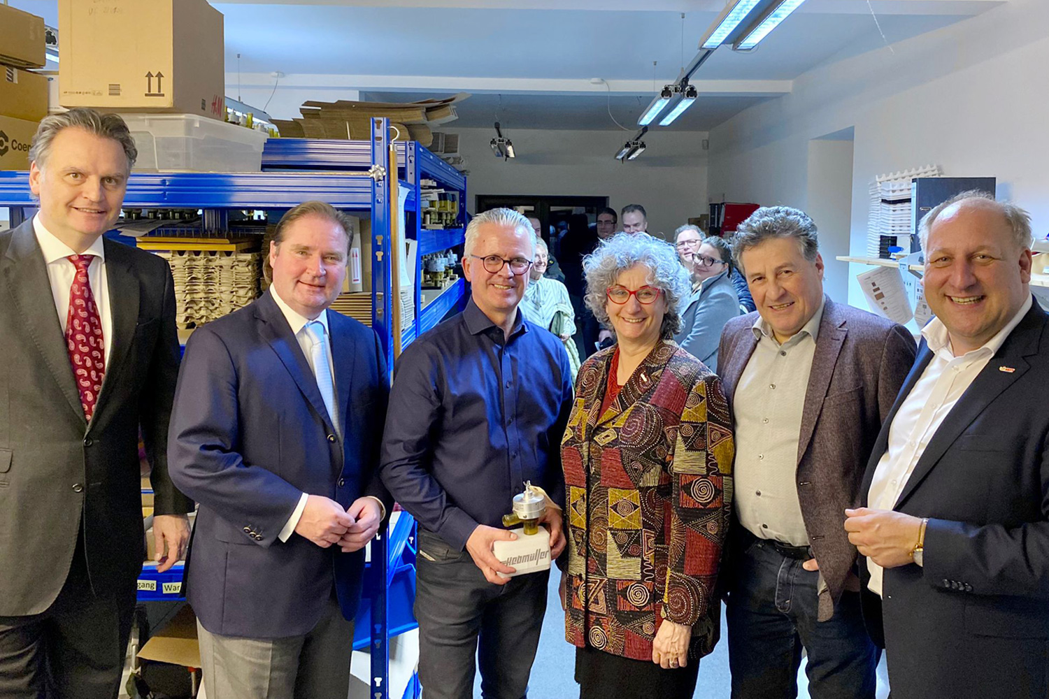 MIT Niederrhein besichtigt Hebmüller Group in Kaarst